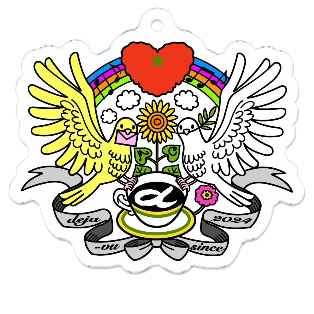 deja-vu クレストアクリルキーホルダー