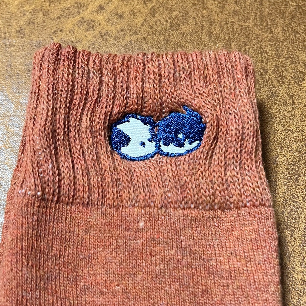 刺繍靴下(試作)