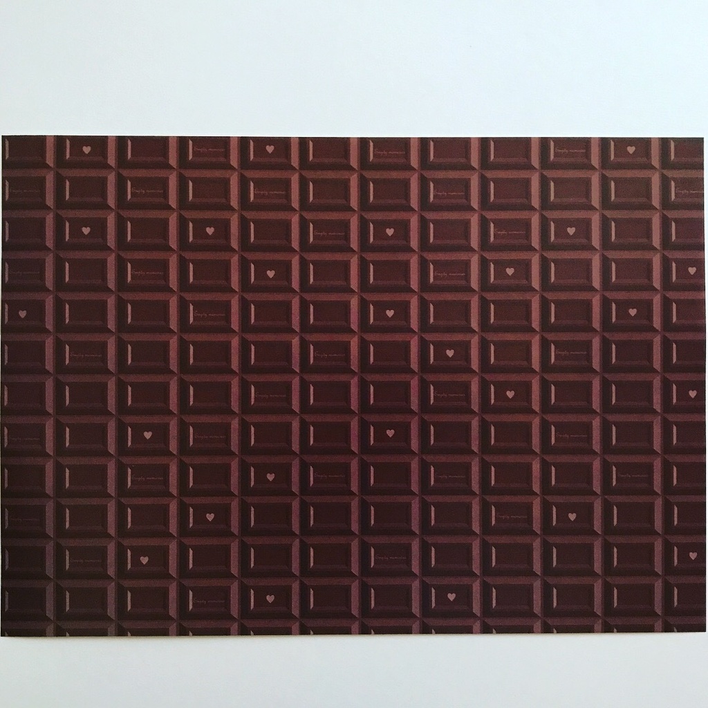 オリジナル　デザインペーパー チョコレート ミルク
