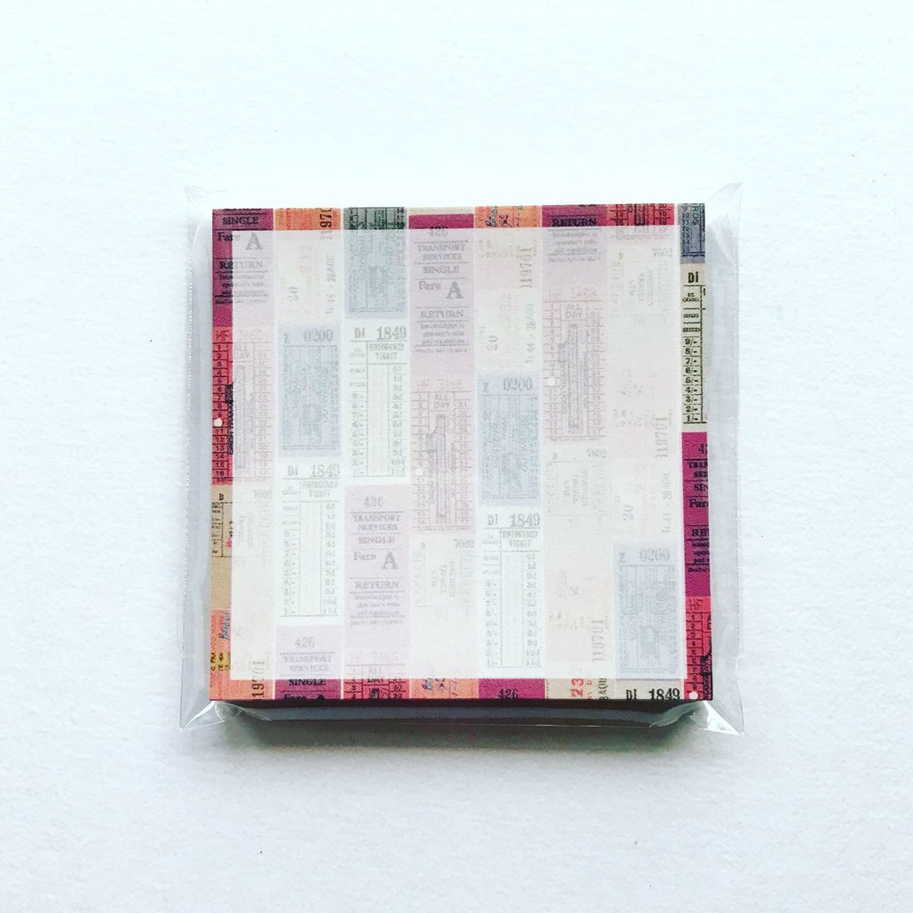 オリジナル　ミニメモ　チケット　A-3 45枚