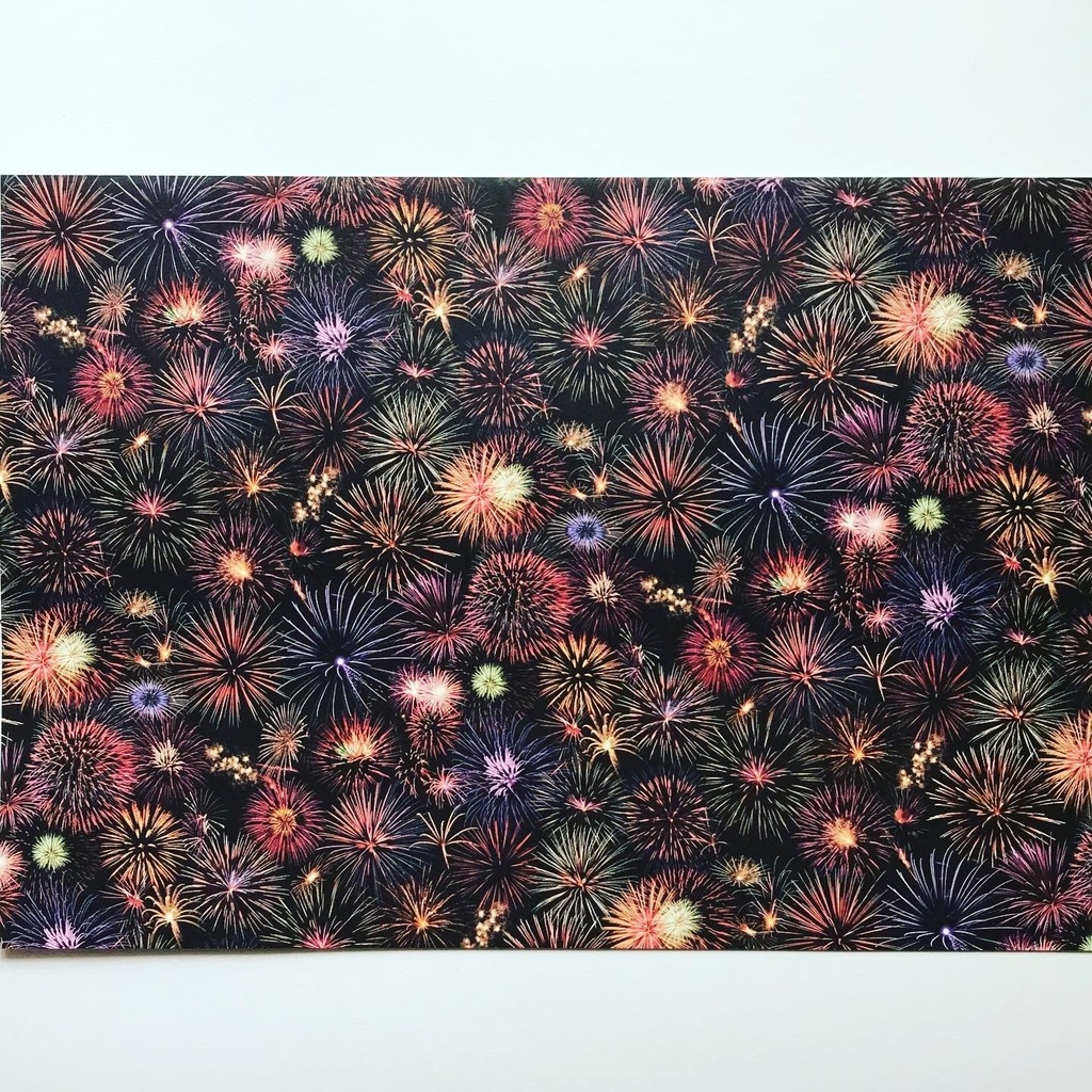 オリジナル デザインペーパー 花火 10枚 Empty Memories Booth