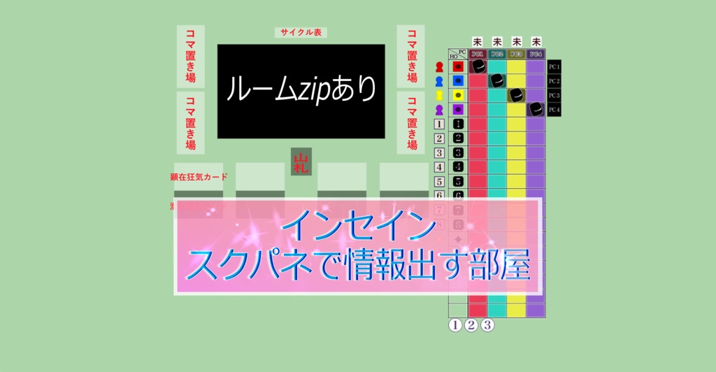 【インセイン】スクパネで情報出す部屋【zipあり】