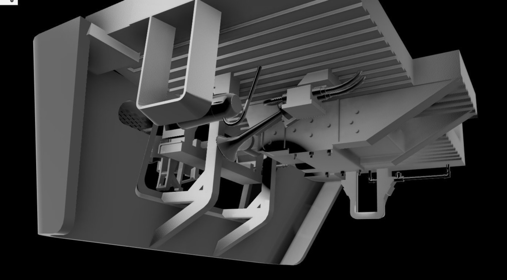 運転席下再現パーツ G社製3700形