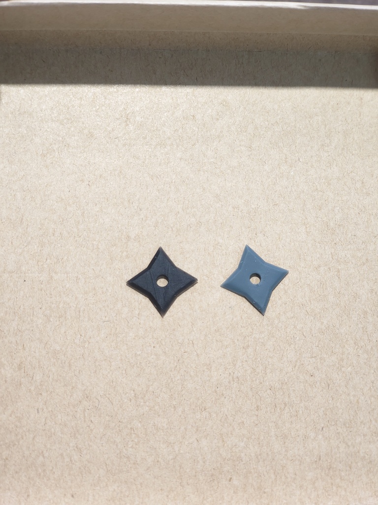 ぬいぐるみやドールに持たせる忍具［手裏剣］