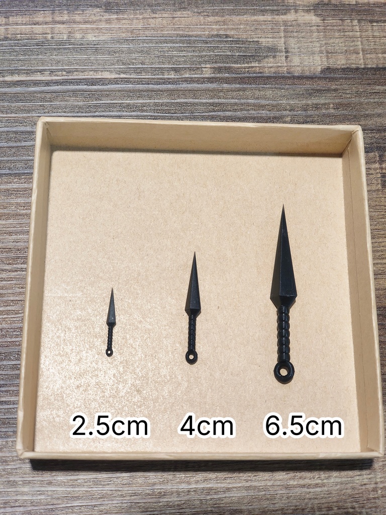 ぬいぐるみやドールに持たせる忍具［普通のクナイ］