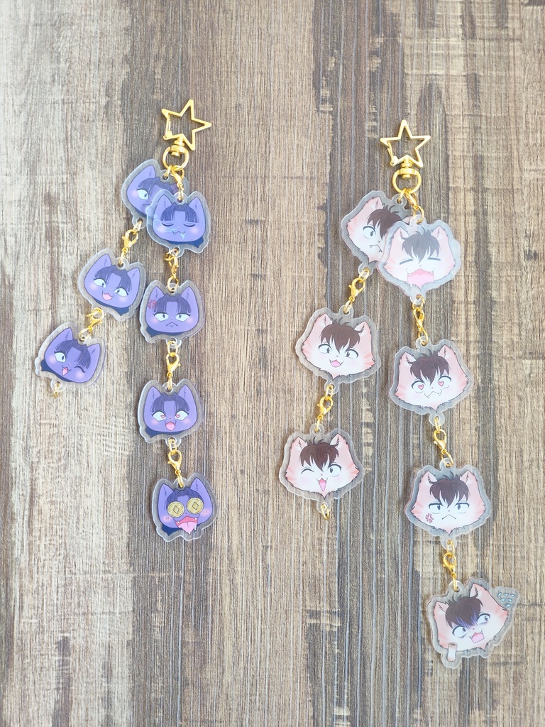 繋げて！ネコアクキー