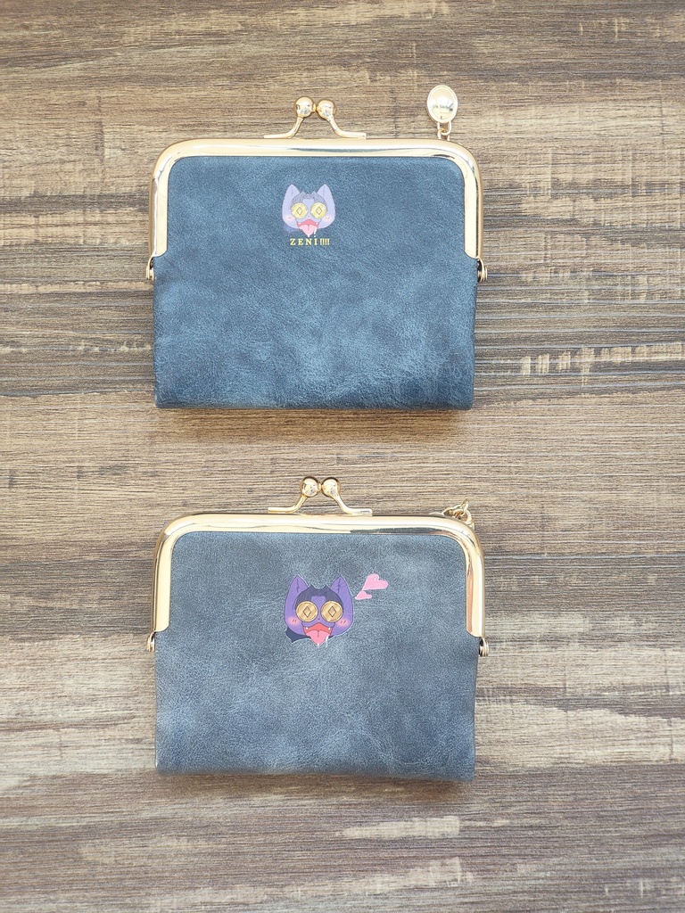 きりねこがま口財布