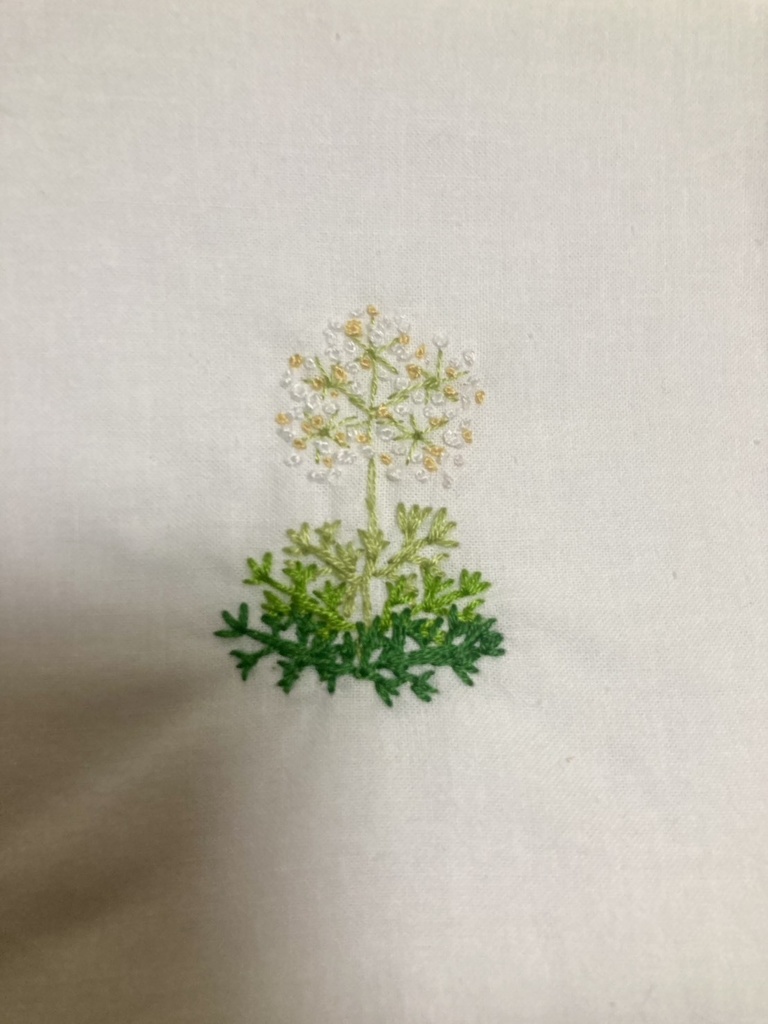 悪魔執事と黒い猫 概念ハンカチ ラト パセリの花 あくねこ