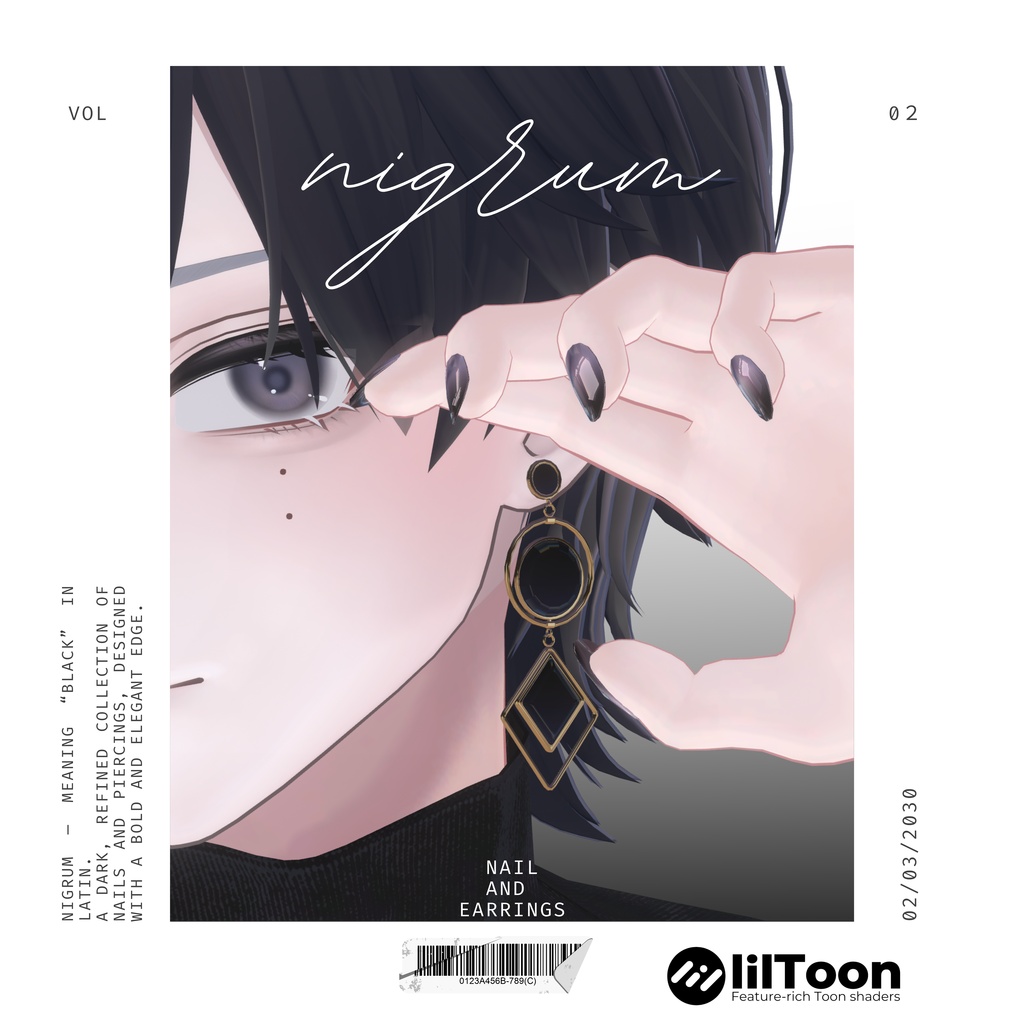 【公開記念セール　700yen→500yen】nigrum　【VRC想定/９アバター対応】