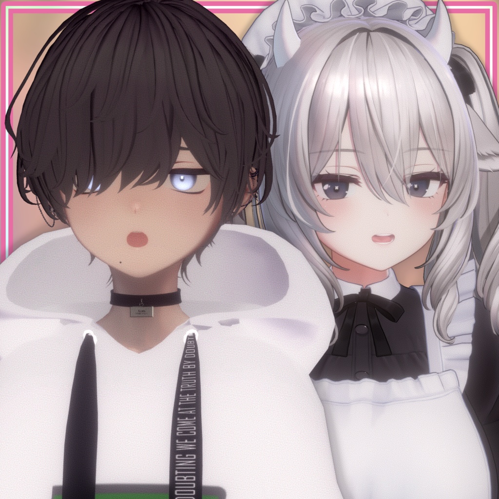 【6アバター】❤病み×かわ❤アイテクスチャ【14Color】