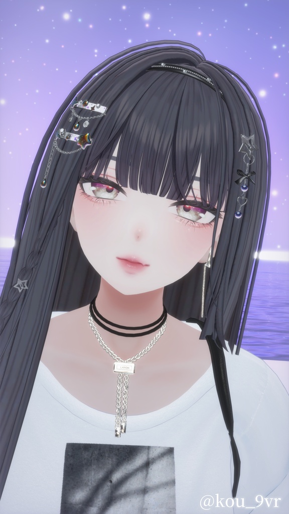 期間限定セール✲パーティクル付き『一番星』 eye texture✲【11アバター】