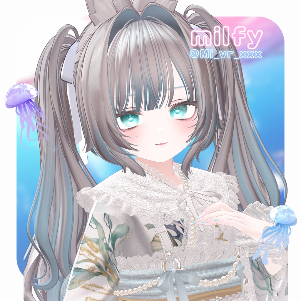 【🎉販売記念セール】🪼ぷくぷくクラゲ🪼eye texture【11アバター】
