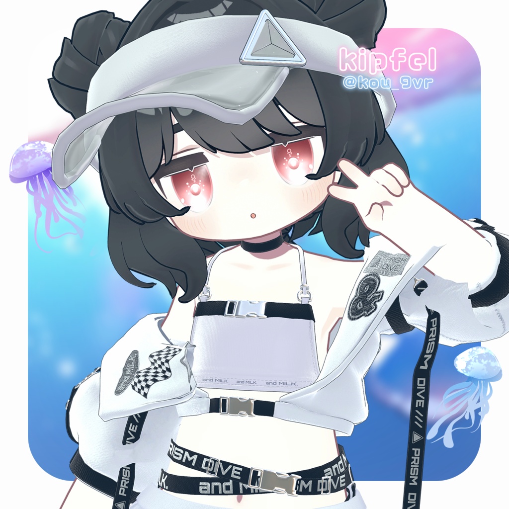 【🎉販売記念セール】🪼ぷくぷくクラゲ🪼eye texture【11アバター】