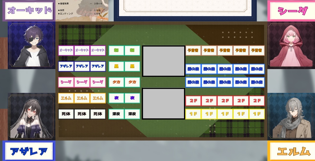 霧の森のアマリリス【4人用マダミス】