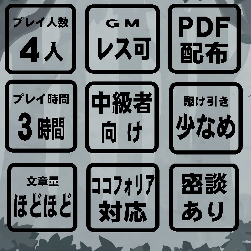 霧の森のアマリリス【4人用マダミス】