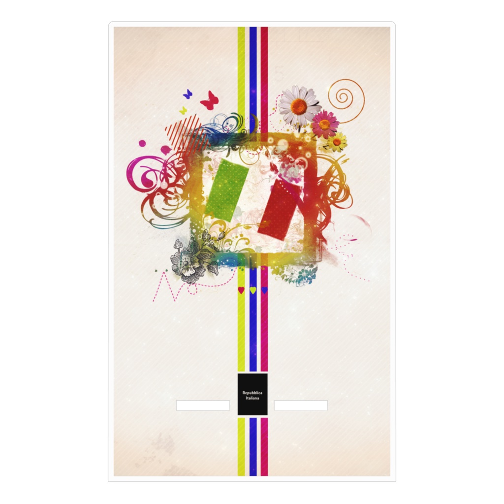 【アクリルスマホスタンド】イタリア国旗