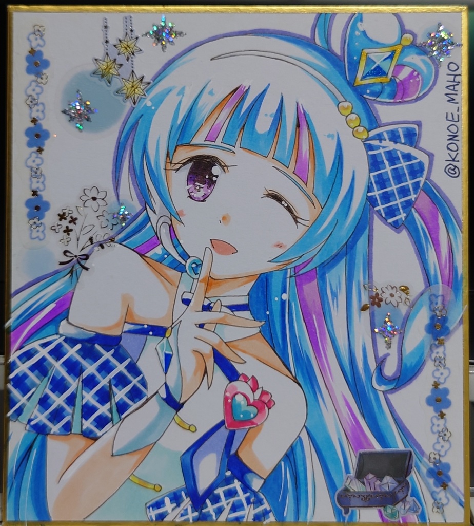 ミニ色紙　キュアウインク レイフレ32