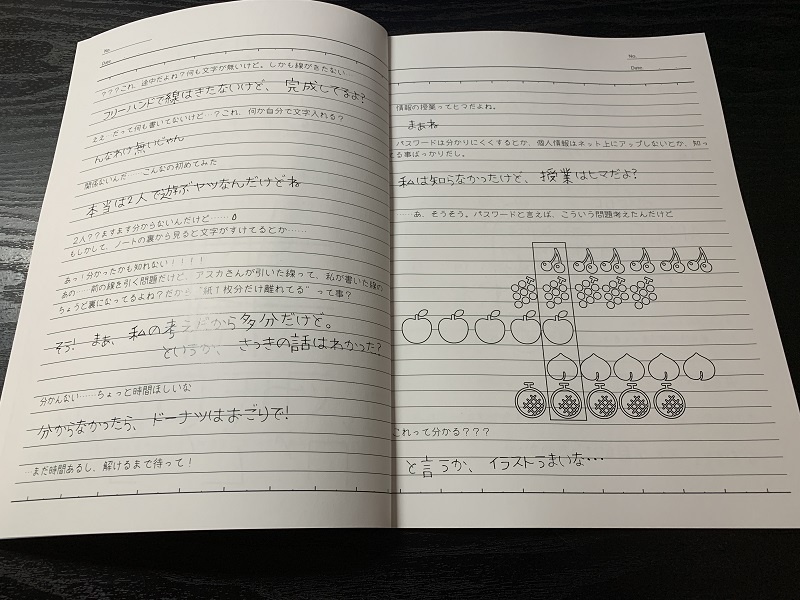 解けるまで待って!~2人の謎解きノート~