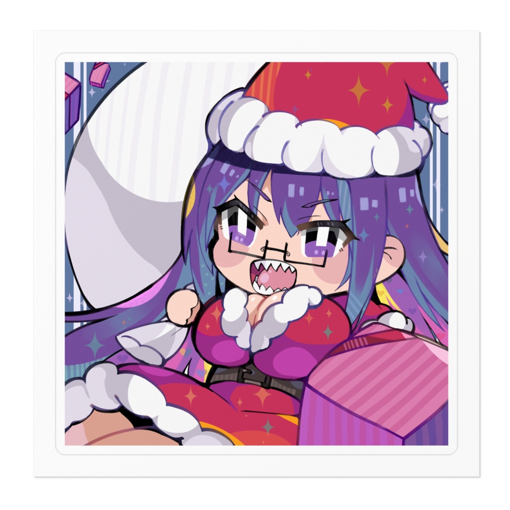 ろくろみ君のサンタステッカー