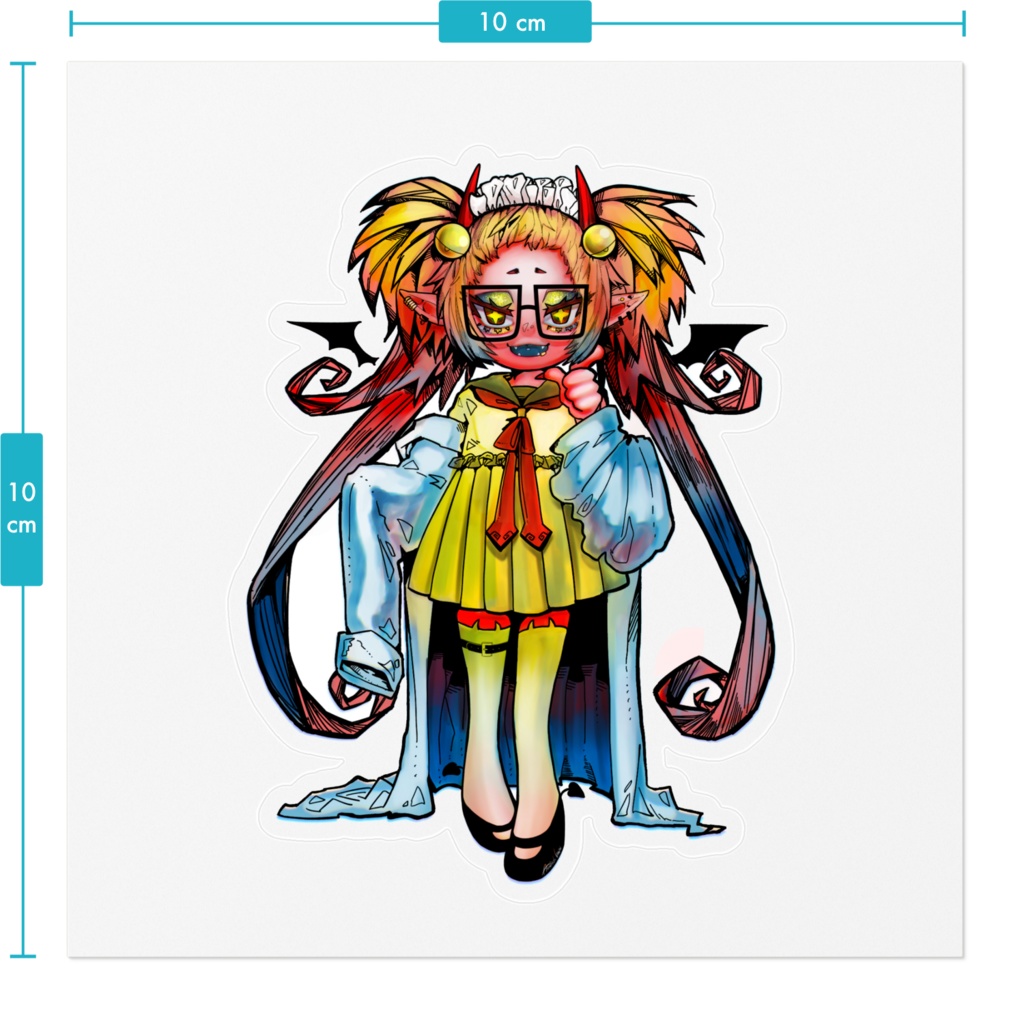 でび子(ステッカー)