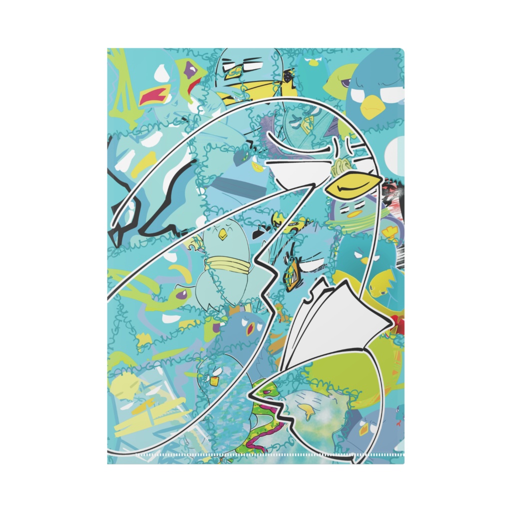 エヌガミさんクリアファイル