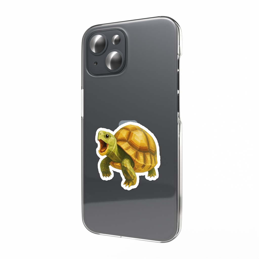 ヘルマンリクガメスマホステッカー