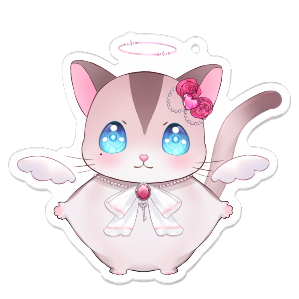 もゆ_Moyu(姫愛乃々羽の相棒)アクキー70 x 70mm