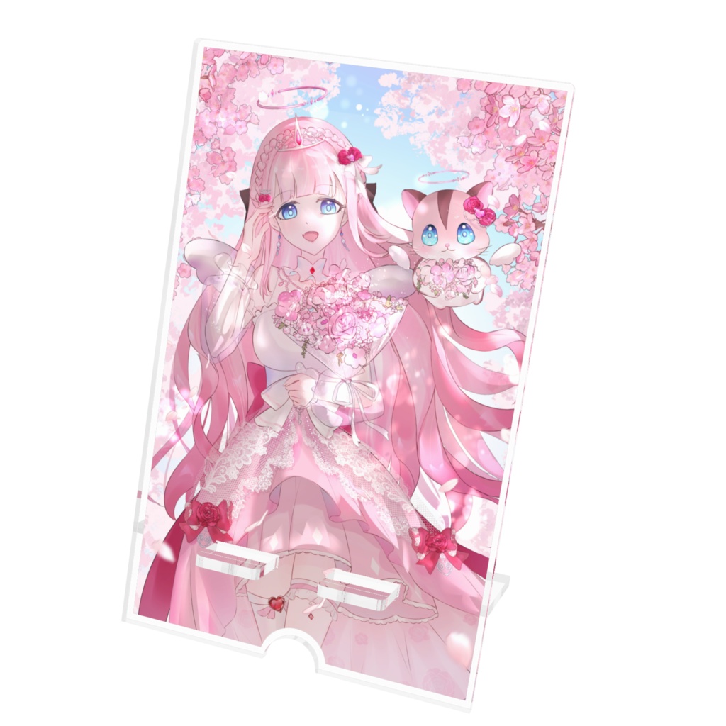 姫愛乃々羽_Hina Nonoha アクリルスマホスタンド - 100x160mm(ケーブル穴あり)【2026年誕生日記念グッズ】