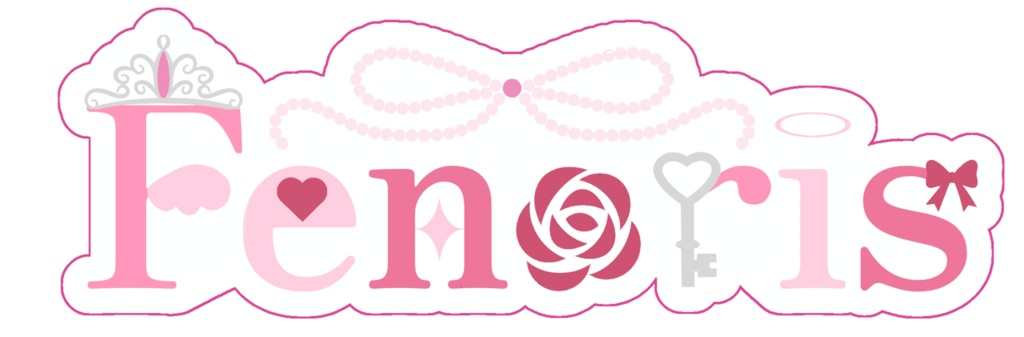 「無料配布」姫愛乃々羽_Hina Nonoha推しヘッダー&Fenorisロゴ
