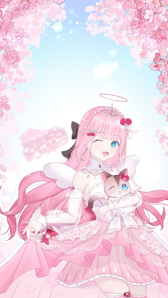 「無料配布」姫愛乃々羽_Hina Nonoha スマホ壁紙＆PC壁紙