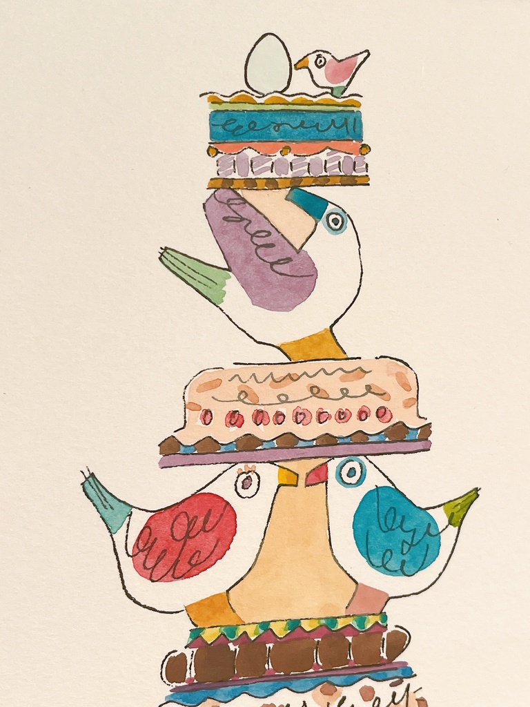 bird デコレーションの祝宴