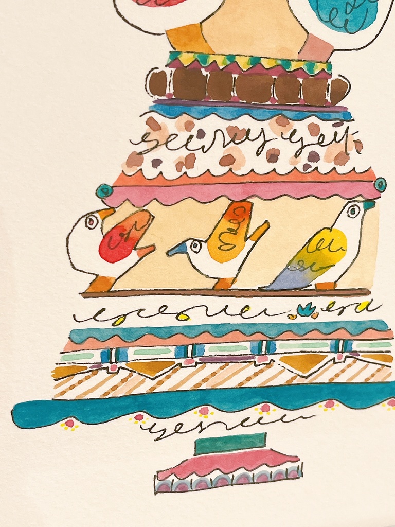 bird デコレーションの祝宴