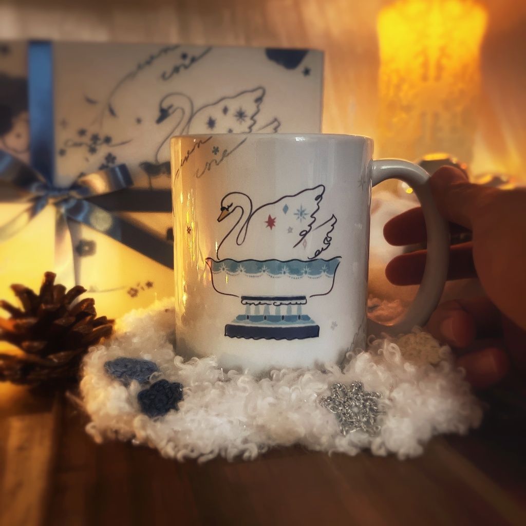 『光に編まれて』マグカップ&コースターセット ホリデーギフト