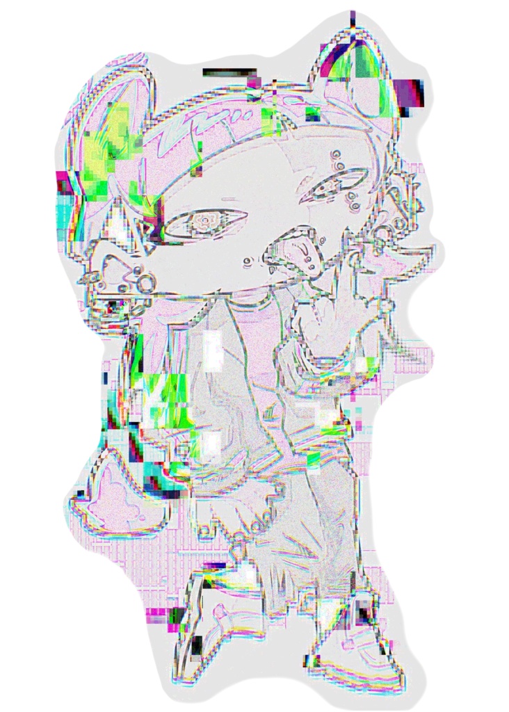 メイキラキラるステッカー