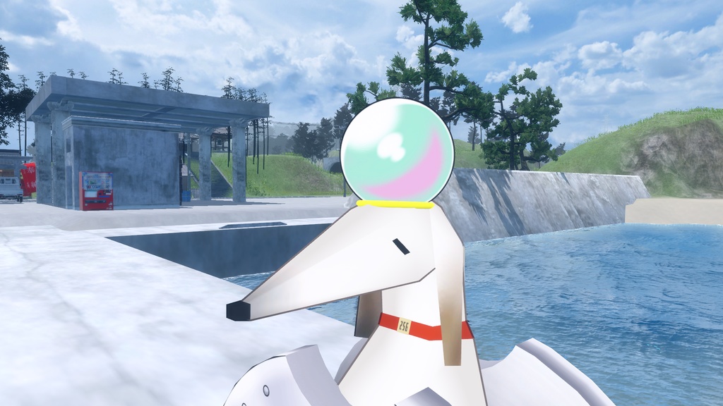 【無料】鉄壁のパールさんが頭に着けてるデカいパール【VRC】