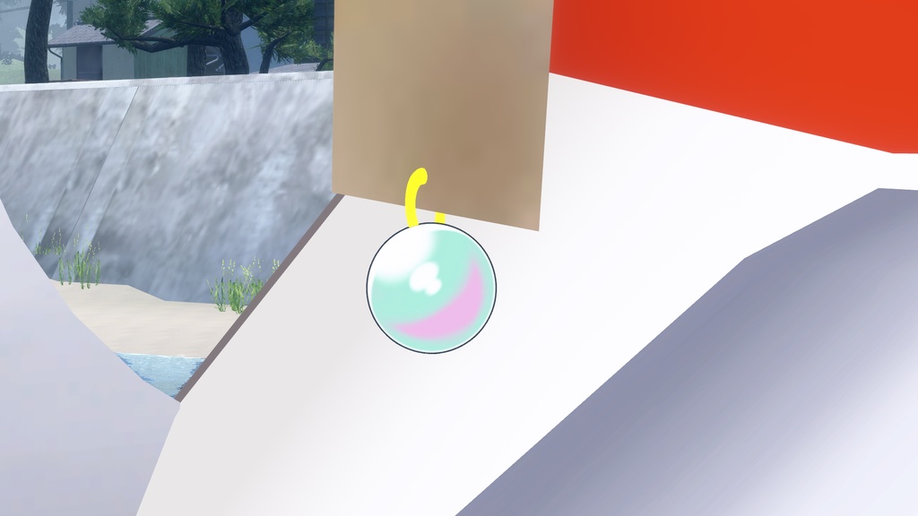 【無料】鉄壁のパールさんの耳に付いてるイヤリング【VRC】