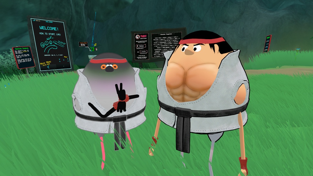 【無料】格闘家っぽくなれる鳥のテクスチャ【VRC】