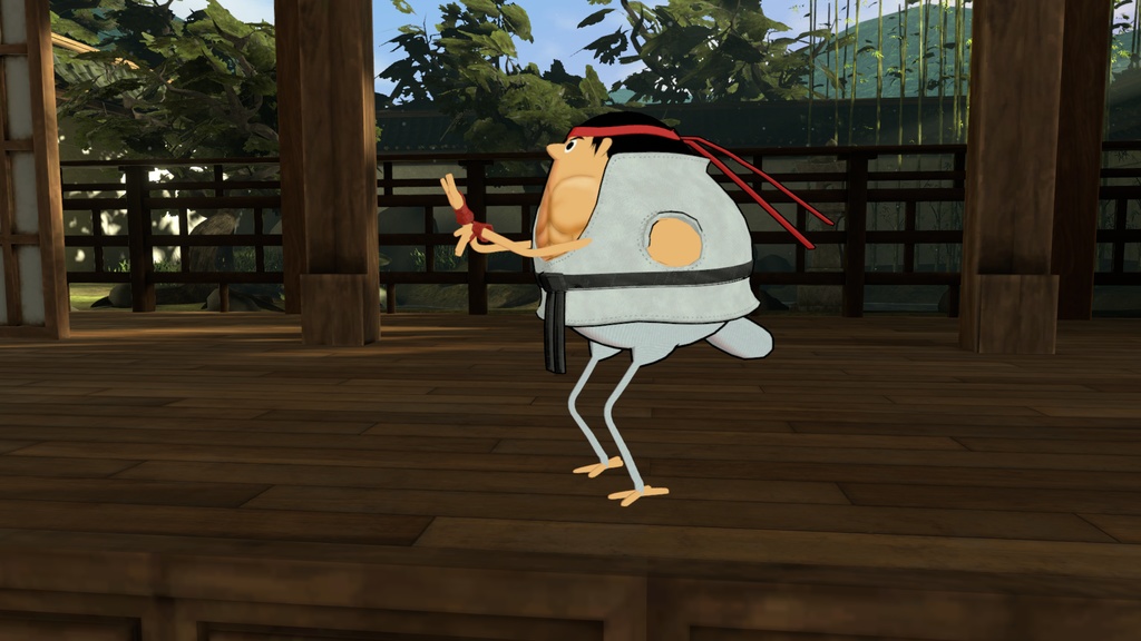 【無料】格闘家っぽくなれる鳥のテクスチャ【VRC】