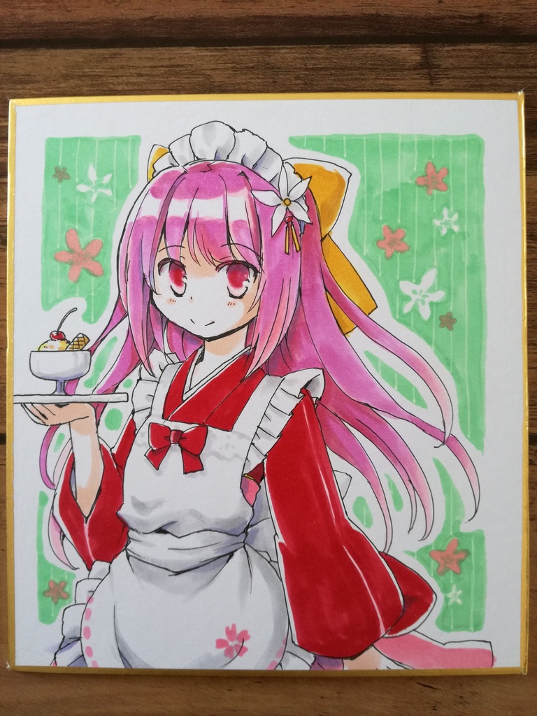 【艦これ】手描き色紙(1/3)