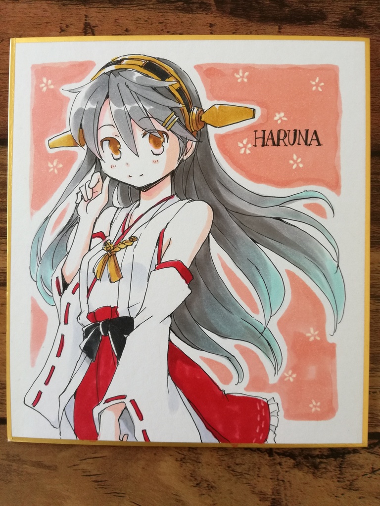 【艦これ】手描き色紙(2/3)