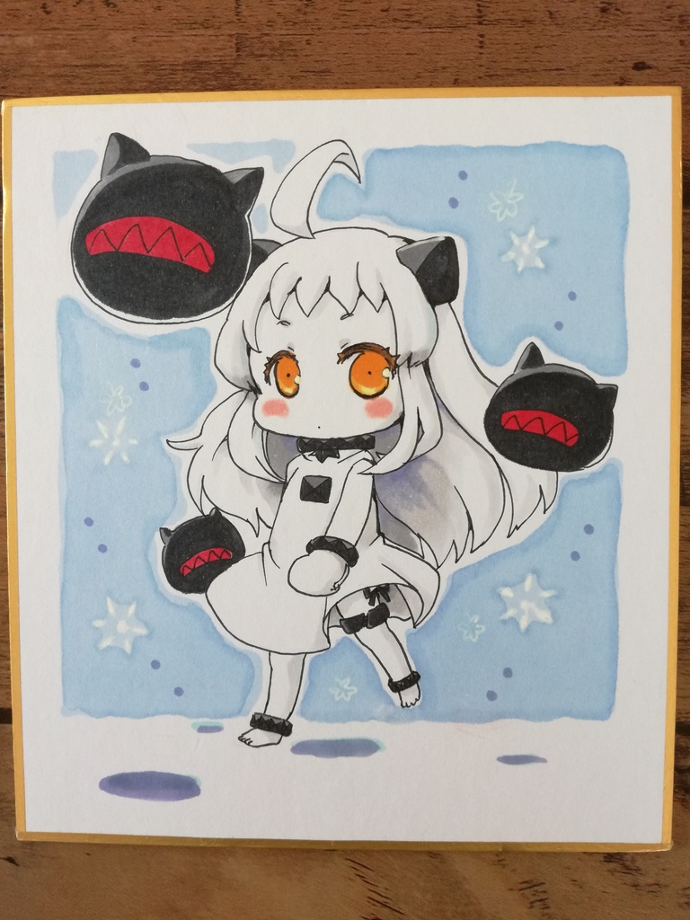 【艦これ】手描き色紙(3/3)