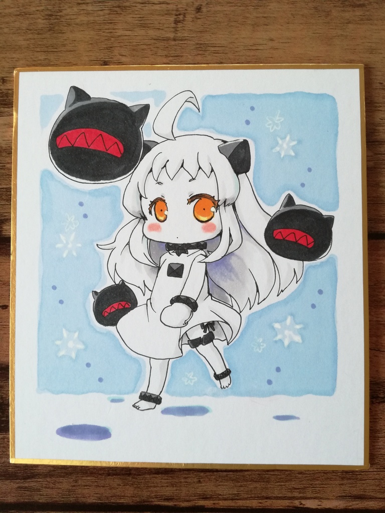 【艦これ】手描き色紙(2/2)