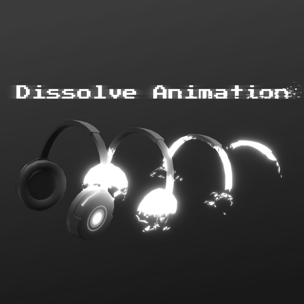 VRCアバター向け首掛けヘッドホンモデル Link Beat【Audio Link対応】