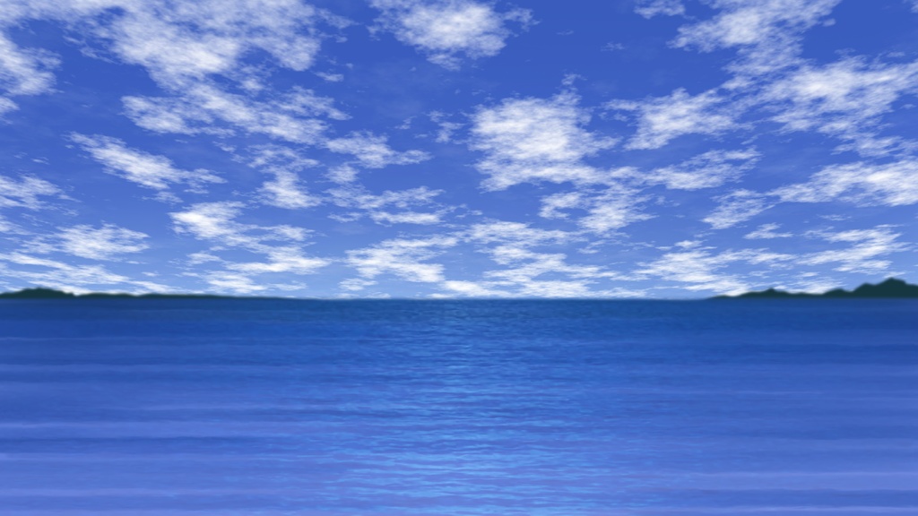 【差分あり】動く海の背景[animation background]