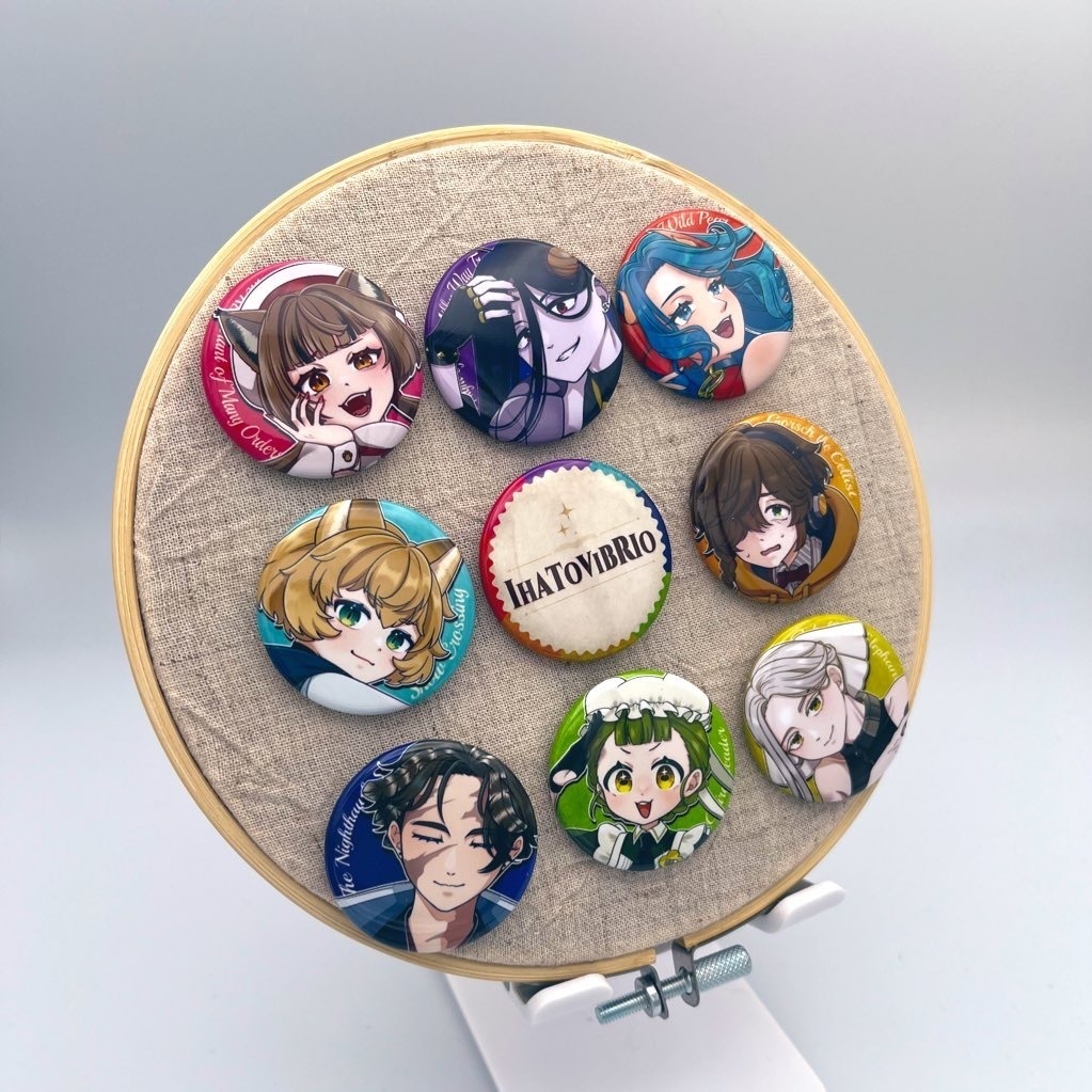 【コンプリートセット】イーハトーヴィブリオ缶バッジ