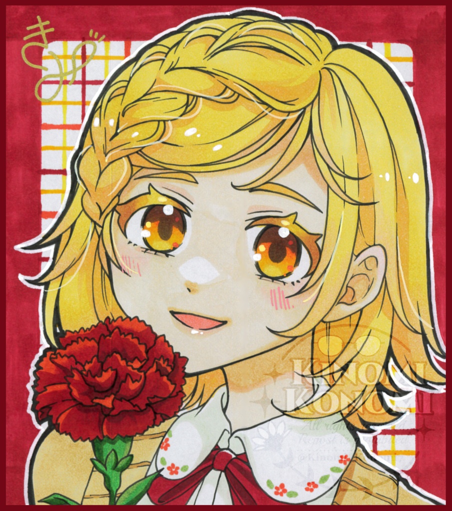 誕生花をアナタへシリーズ【カーネーション】