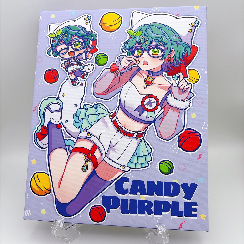 キャンバス💜パープル【お１人様１種限定キャンバス】