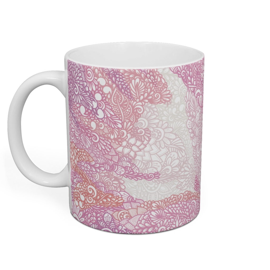 マグカップ-べにたんぐる(ピンク)