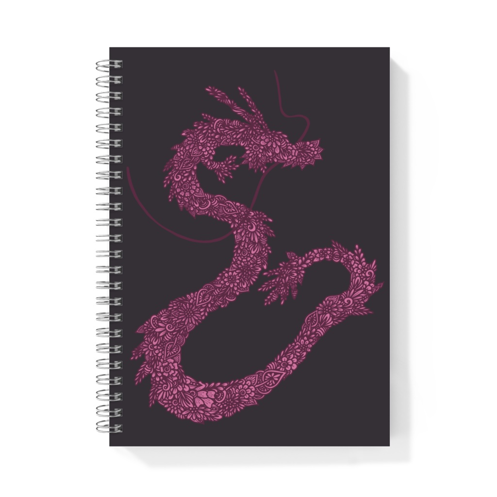 表:ドラゴン+裏:モリモリ べにたんぐるリングノート(A5/B5)