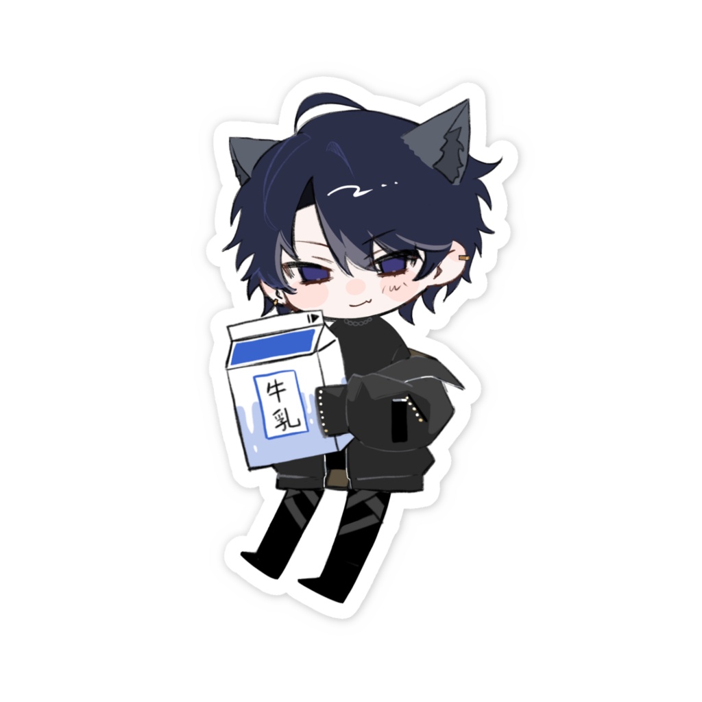 1周年記念 ミニキャラステッカー02